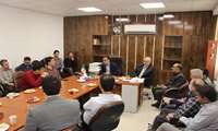 بازدید معاون توسعه مدیریت، منابع و برنامه‌ ریزی دانشگاه علوم پزشکی گیلان از مدیریت منابع فیزیکی و طرح های عمرانی دانشگاه