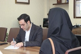 برگزاری اولین ملاقات مردمی آبان ماه ، سال 1404 معاون توسعه مدیریت ، منابع و برنامه ریزی دانشگاه علوم پزشکی گیلان